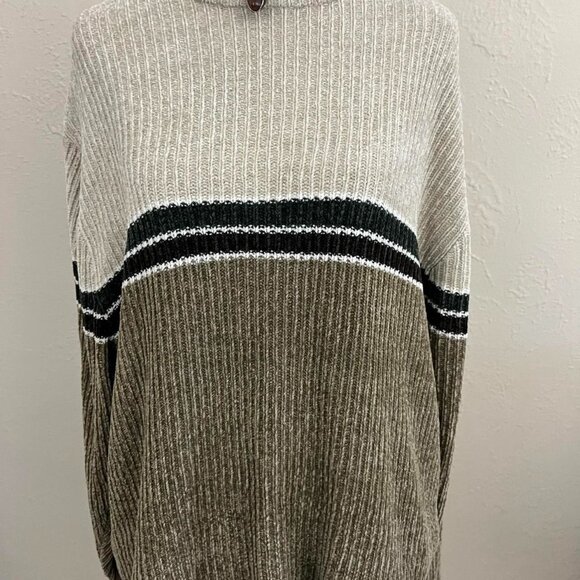 y2k striped indie skate chenille sweater - Picture 4 of 8